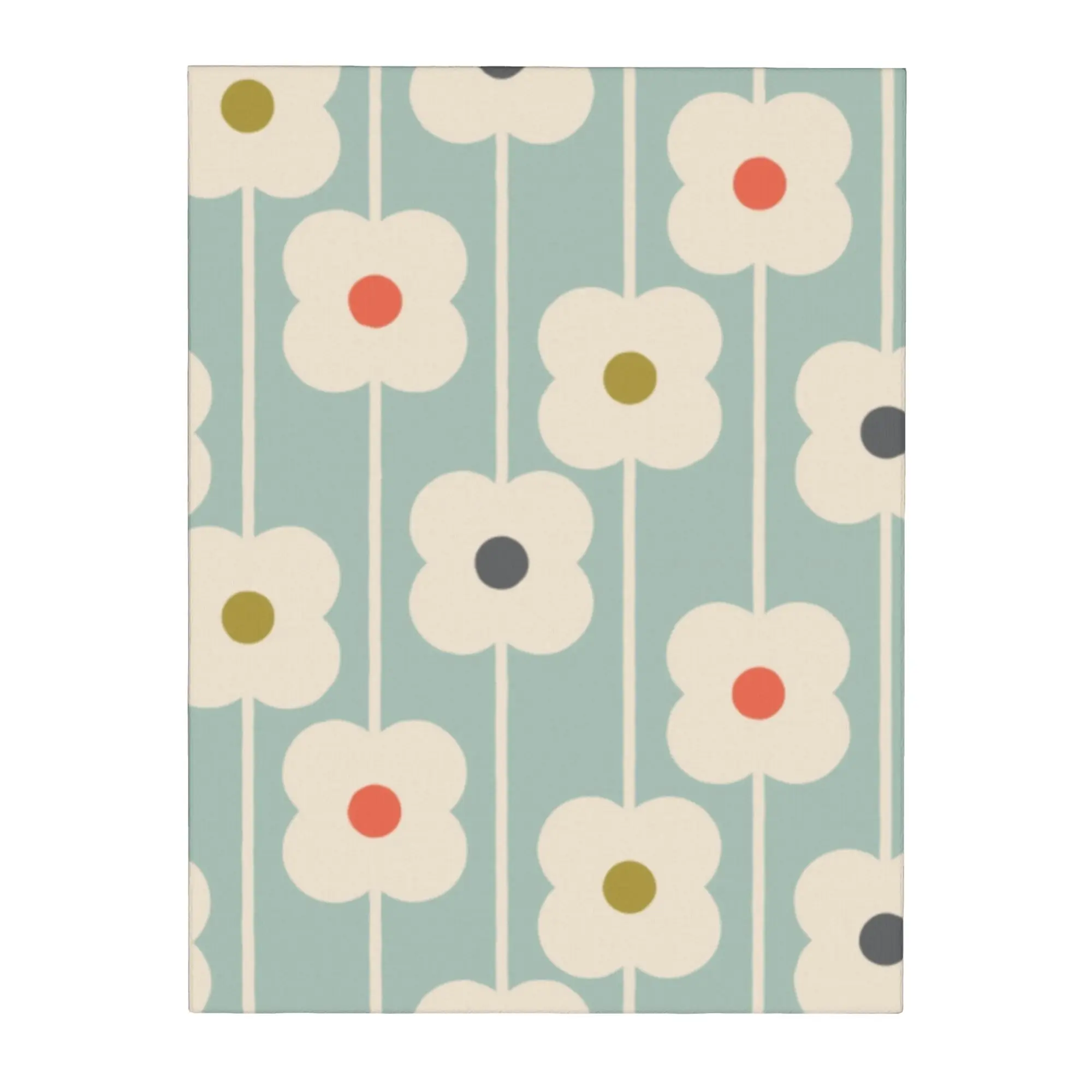 Unframed Canvas Painting for Living Room Orla Kiely Multi Stem Wall Hanging Artwork Scandinavian  Mid Century Modern 30x40cm,