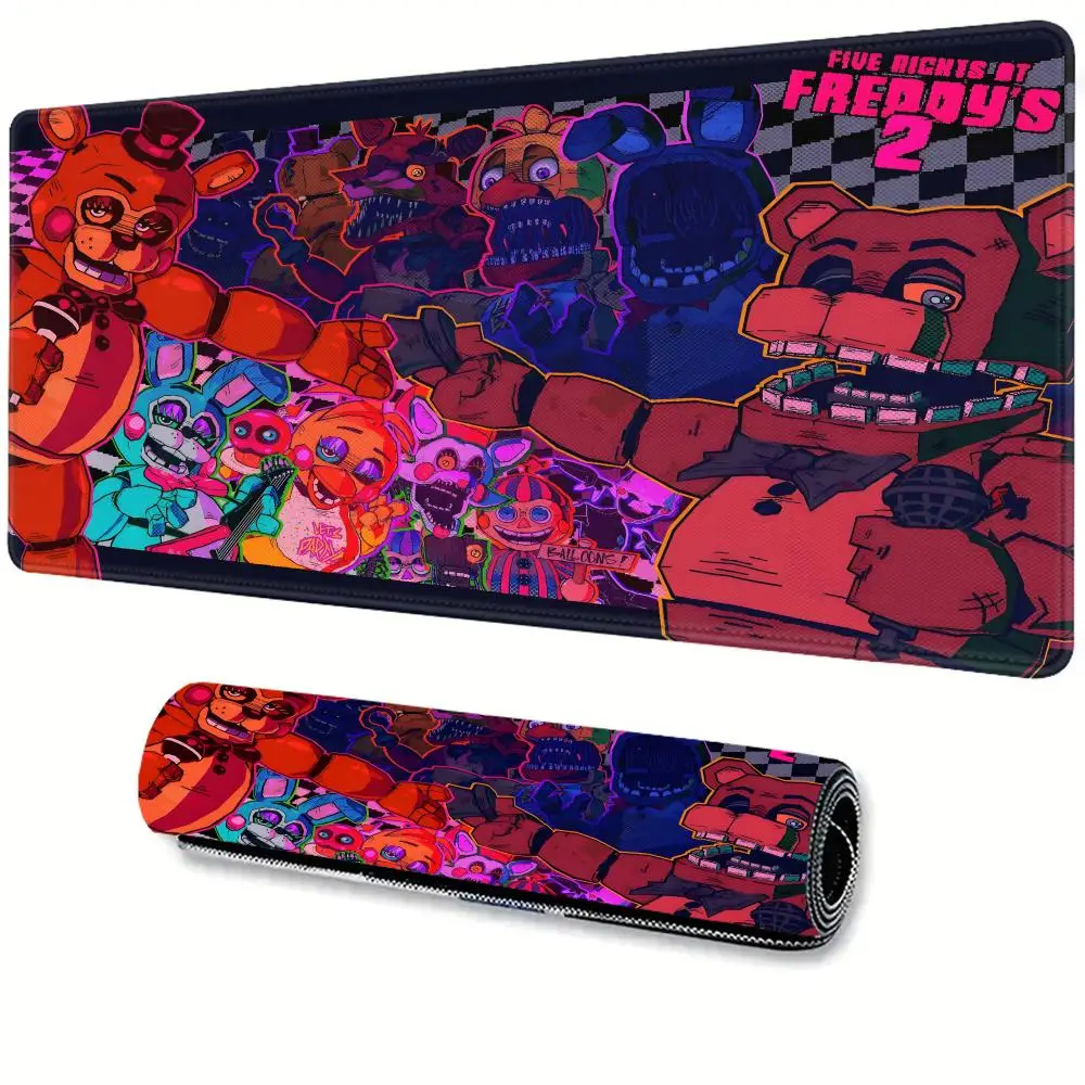 

Funny F-FNAF Mouse Pad 90x40CM Non-slip Gaming Mousepad Gamer E-Sports Mouse Mat Game Mechanical Keyboard XXL Desk Mat