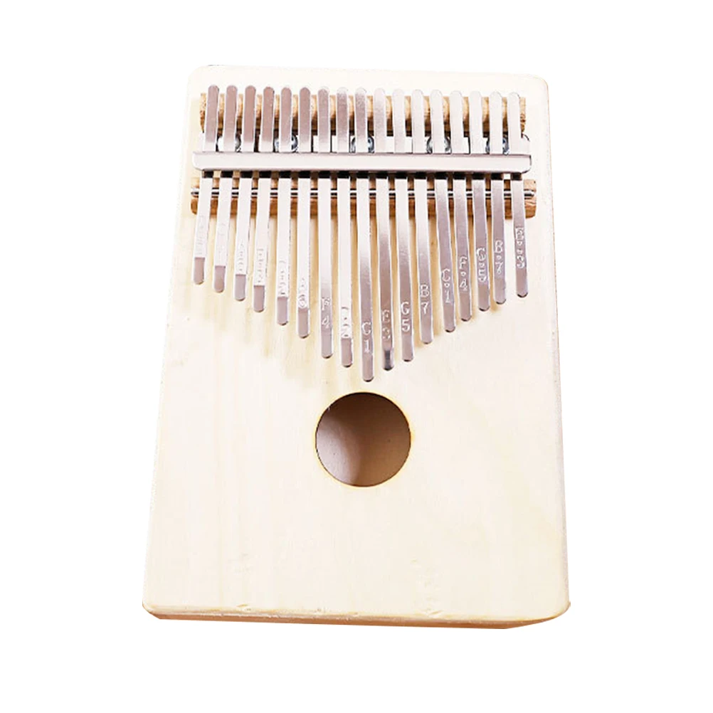 

Blank Thumb Piano Finger Exquisite Portable Kalimba Instrument Wood Wooden DIY Kit Pianos Child