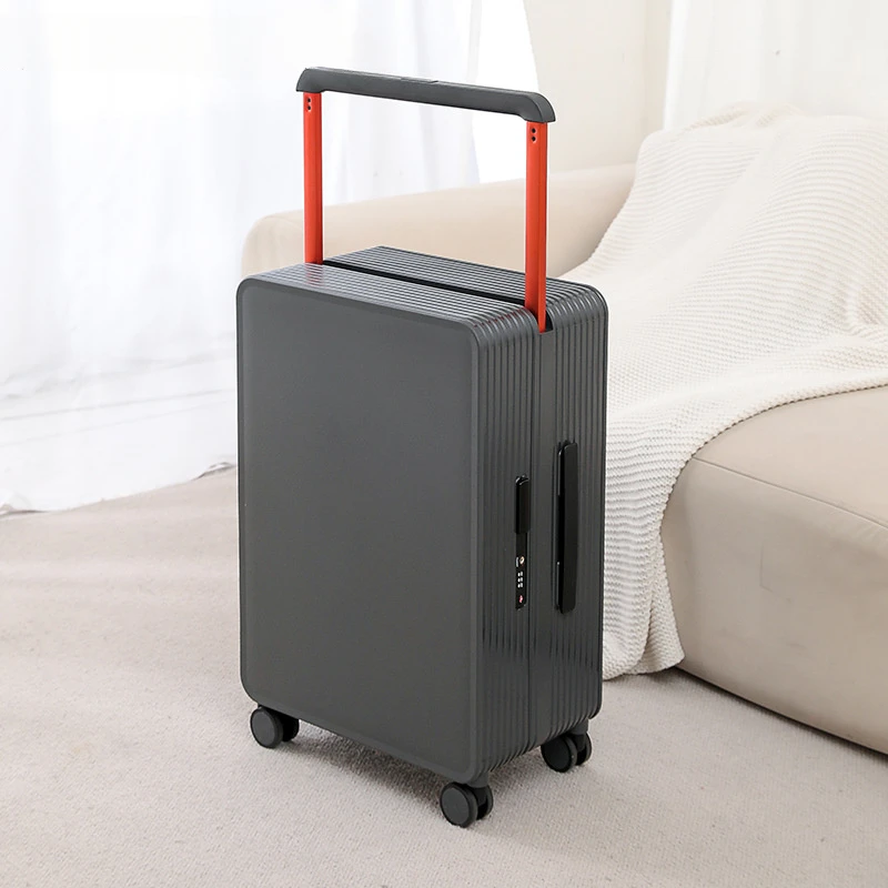 

20Inch Cabin Luggage PC Rugged Boarding Case Smooth Light Sound Universal Wheel Travel Trolley Bag 24" Rolling Suitcase