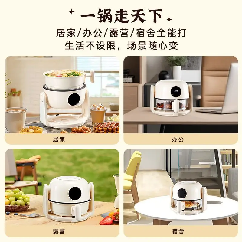 Flip Air Fryer Double Pot 2-in-1 Dual-Purpose Small Oven for Healthy Cooking fritoz makinesi yagsiz