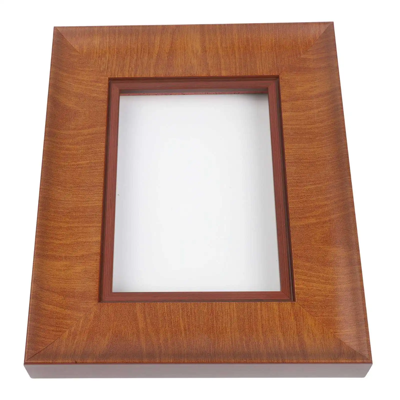 1 Piece 7 Inch Square Solid Wood Frame For DIY Oil Painting Sketch Retro Home Decor Wall Art Picture Frame