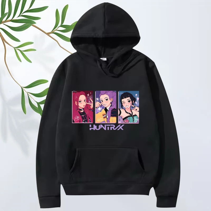 

K Pop Demon Hunters hoodie men women Anime vintage High Quality Long sleeve streetwear print Graphics oversized hoodie unisex