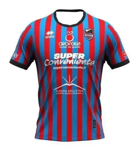 26 Summer New Catania Calcio Soccer Jersey Family Matching T-shirt Suitable for Daily and Training Wear Y2K Fashion Bestseller