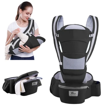 Newborn Ergonomic Baby Carrier Backpack Infant Baby Hipseat Carrier Front Facing…