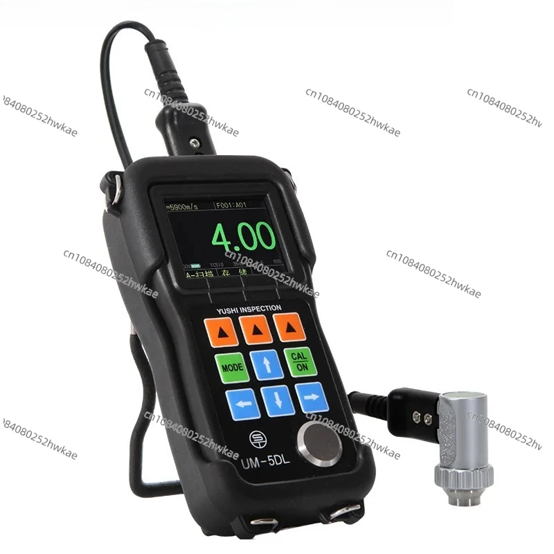 New UM-5D Ultrasonic Thickness Gauge Through Paint & Coatings A&B Scan Color Screen Thickness Tester
