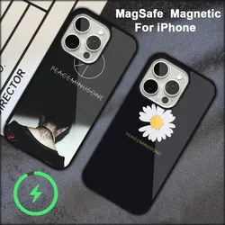 G Dragon Peaceminusone Phone Case For iPhone 15 14 13 12 11 Pro Max Plus Magsafe Black Soft Cover