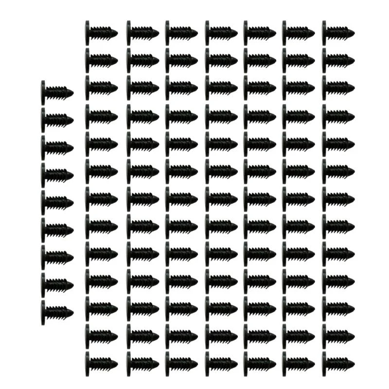 

100 Pcs Plastic Rivets Fasteners with 4.5mm Diameter Suitable for Small Ceiling Clip Tree Rivet Barb Buckle for Car Roof
