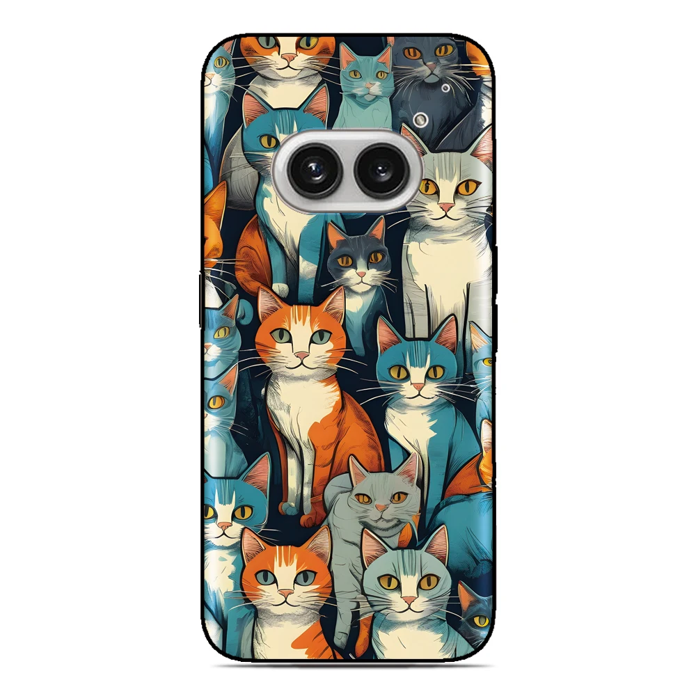 Cat Kitten Phone Case For Realme C85 15 Pro 5G C75 C51 C53 C63 C65 C67 C31 C30 C35 C55 C33 4G C21 C12 Reno 8T 10 8 7 Cover