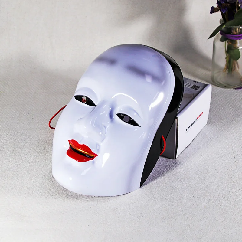 Japanese Traditional Noh Mask Hannya Ghost Mask Sunjiro Style Unpainted Model Kit Cosplay Performance Prop