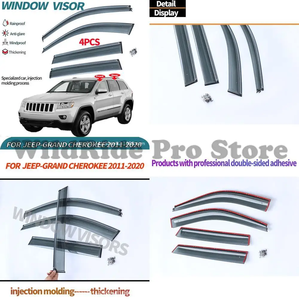 

1 set For JEEP GRAND CHEROKEE WK2 window visor car window rain guard