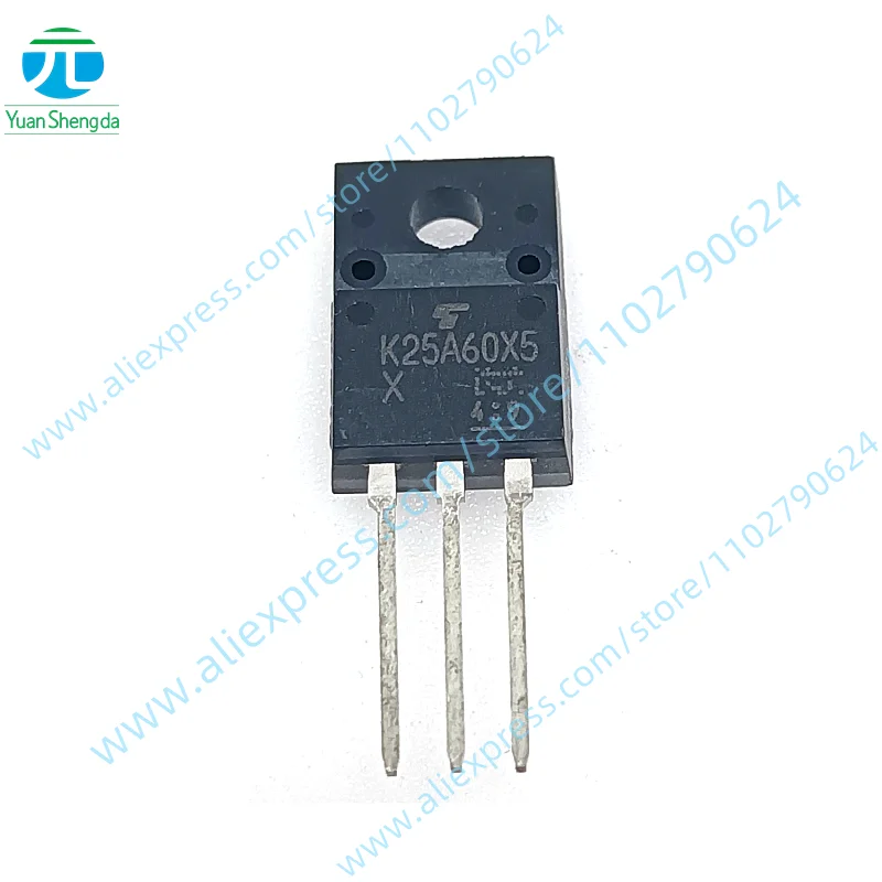 

5PCS New Original TK25A60X5 MOSFET TO-220F K25A60X5