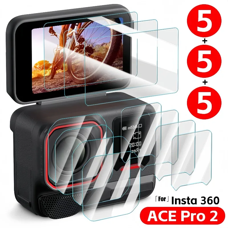 

Для Insta360 Ace Pro2 Защитная пленка из закаленного стекла HD Защитная пленка для объектива от царапин для Insta360 Ace Pro2 Аксессуары