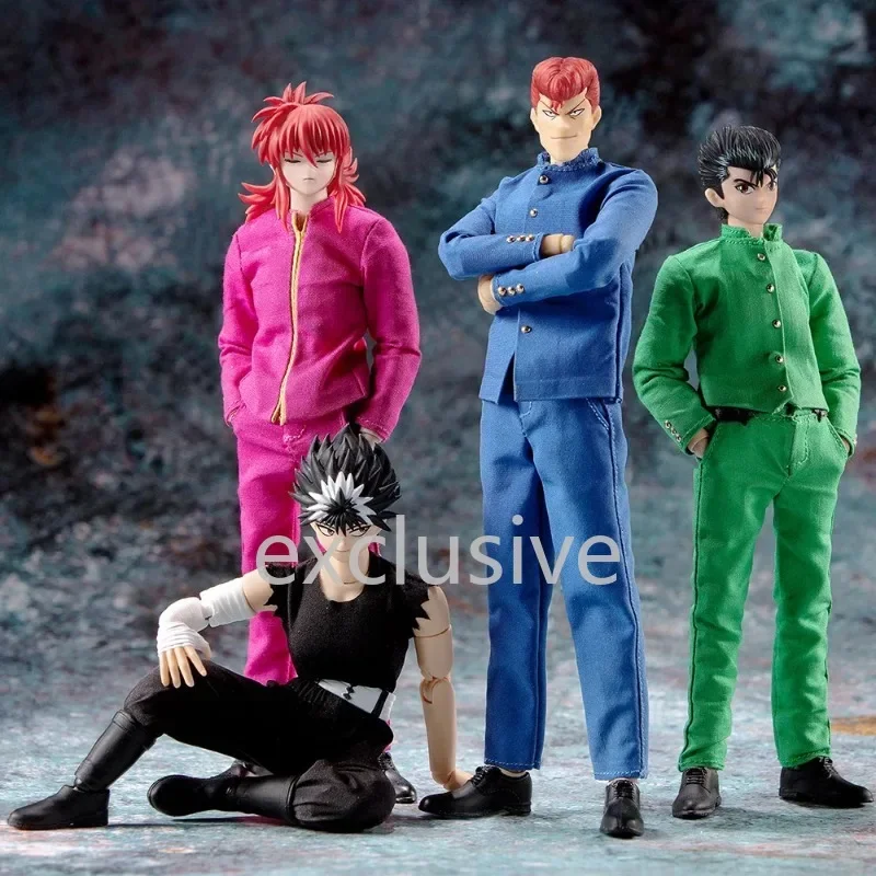 Great Toy Dasin Model YuYu Hakusho Yusuke Urameshi Yoko Kurama / Jaganshi Hiei / Kazuma Kuwabara Action Figure Collection GT