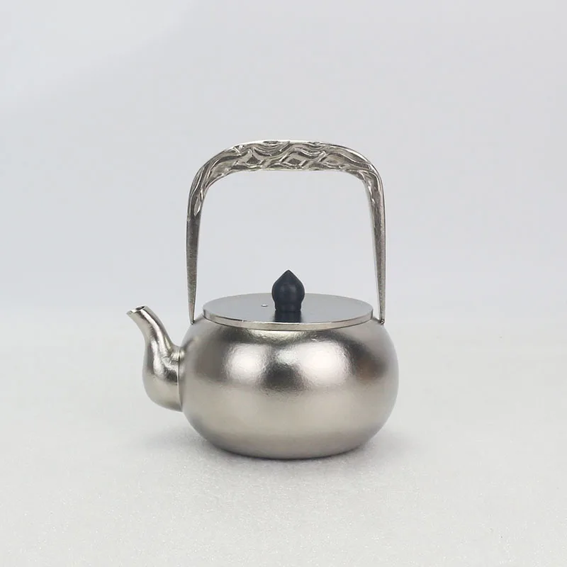 Titanium cup printed jackpot, lightweight outdoor tea set, food grade pure titanium kettle, outdoor universal
