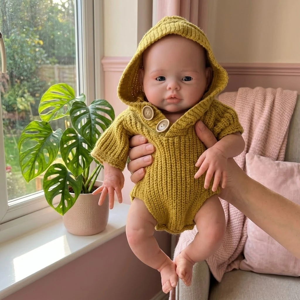 

13&17Inch Reborn Baby Dolls Boy/Girl Whole Body Silicone Bebe Reborn Doll Toys For Kid's Christmas Gifts Lifelike Reborn Baby