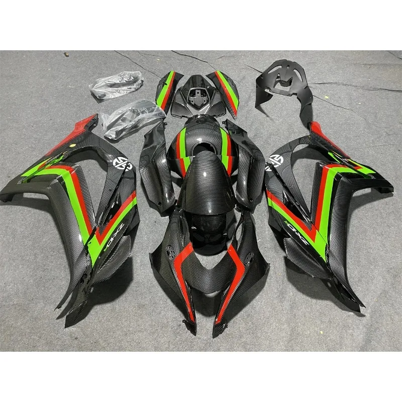 

a/Motorcycle Whole Body Fairing Suitable for Kawasaki ZX-10R 16-19 Years10R 2016 2017 2018 2019 Fairing Green carbon fiber paint