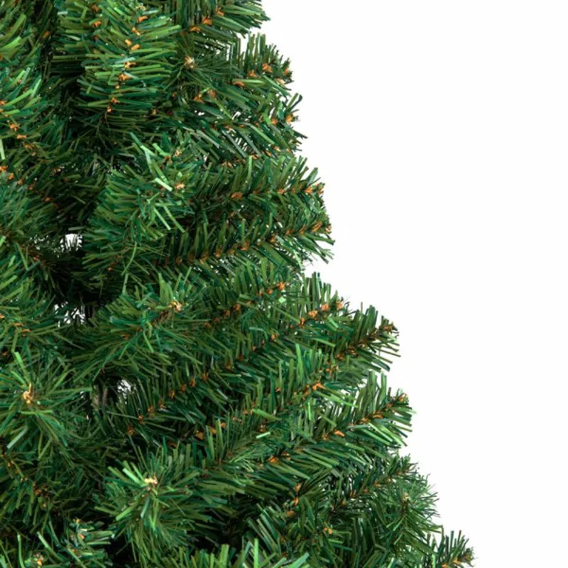Árbol de Navidad decorado con material de PVC de 8 pies y 1138 rama, gran durabilidad, mano de obra fina, verde