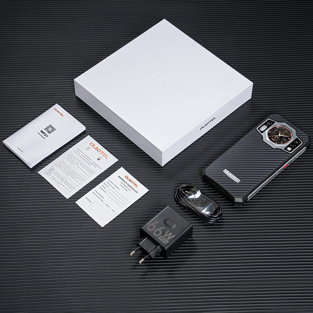 Oukitel WP21 12GB 256GB Rugged Smartphone Dual Screen G99 6nm 66W Fast Charging Mobile Phone 6.78 FHD+ 120Hz 64MP Cellphones