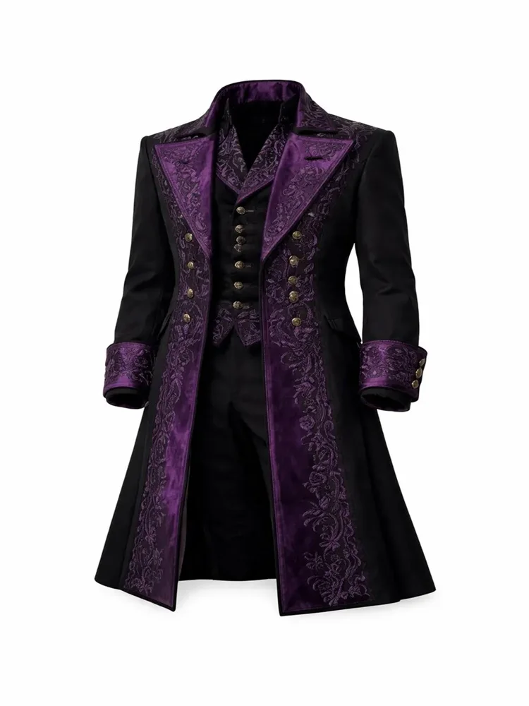 

Костюм джентльмена в викторианском стиле: королевский принц, средневековый рыцарь, винтажная униформа в стиле стимпанк