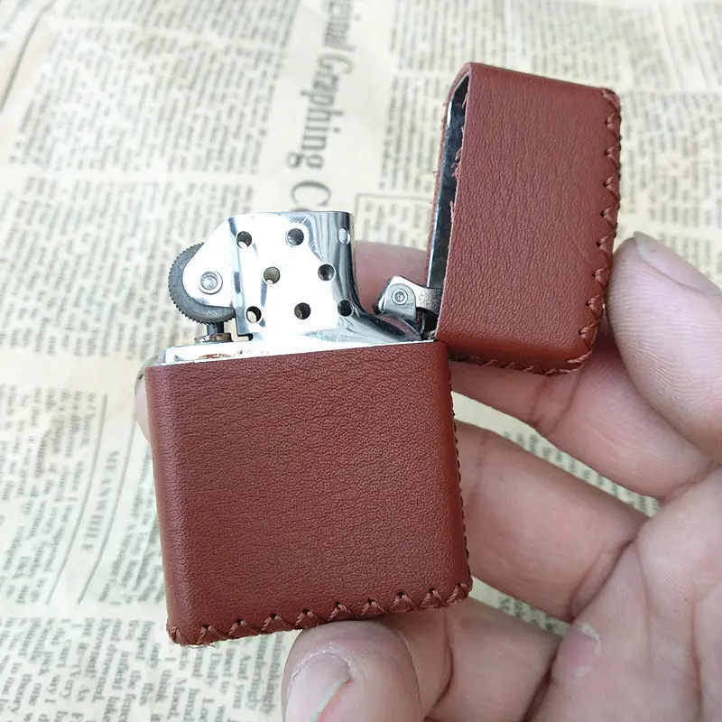 Custom Genuine Leather Case for Lighter, Protective Sleeve, Lighter Storage  Bag for Zippo Lighter Case