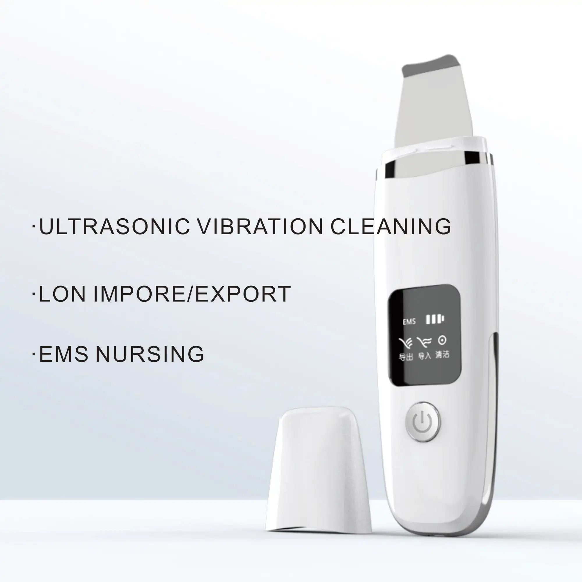 Ultrasone reiniger mee-eter verwijderaar gezichtsmassager EMS zorg krachtige mee-eter verwijderen professionele huidverzorgingstool