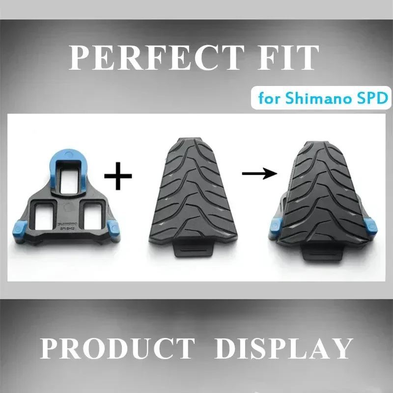 خفيفة الطريق دراجة دواسة المرابط غطاء المضادة للانزلاق الدراجات الأحذية المرابط حامي لنظام نظرة كيو/SPD #4