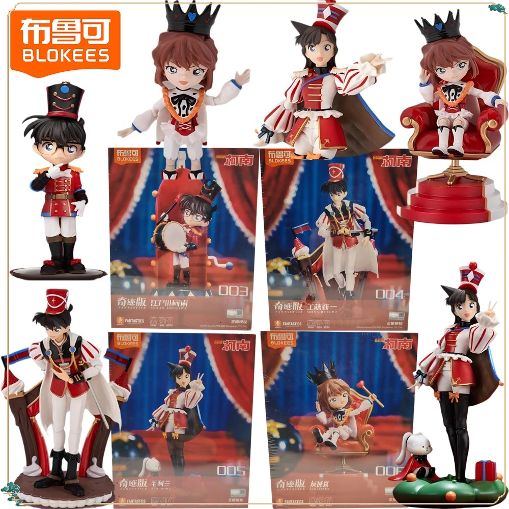 

New BLOKEES Detective Conan Action Figures Sleepwalking Fairy Tale Series Cartoon Q-version Delicate Model Decoration Toys Gifts