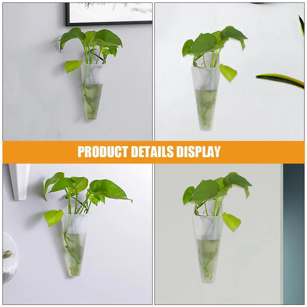 

Набор из 2 настенных кашпо: элегантные и простые в дизайне подвесные горшки для растений для декора стен внутри и снаружи помещений, для суккулентов, сада, балкона