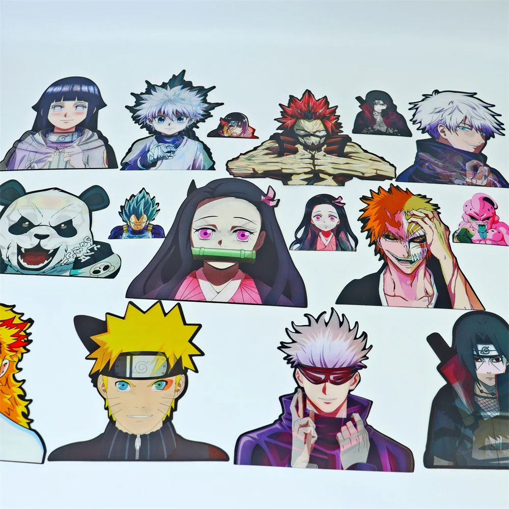 3D Change Lenticular Collection Holography Sticker Anime Motion Waterproof Scratch-resistant Dragon Ball One Piece Naruto Gift