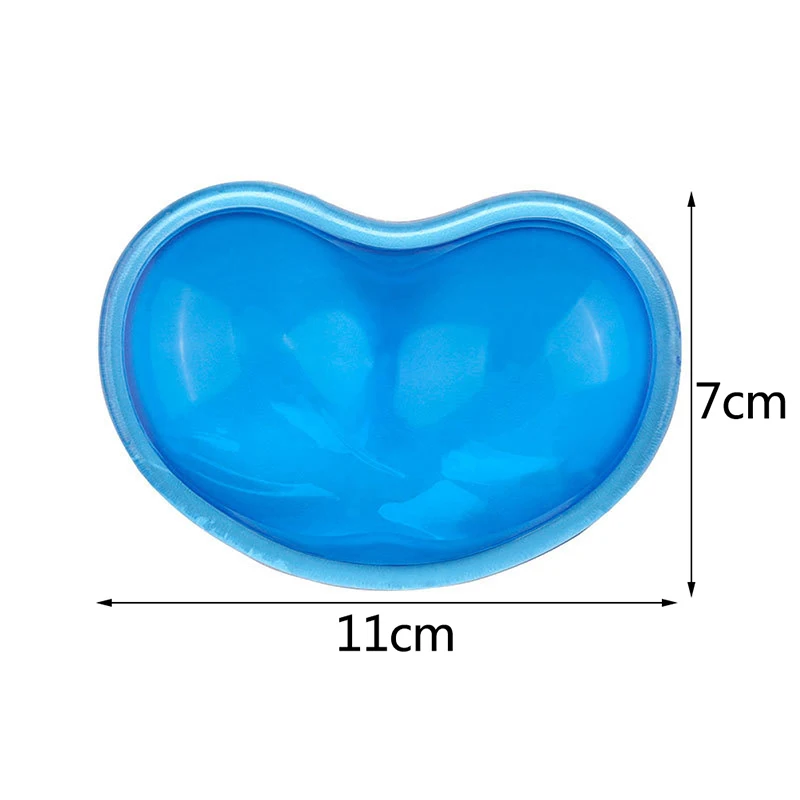 Quality Wavy Comfort Gel Computer Mouse Hand Wrist Rests Support Cushion Pad,Fashion Silicone Heart-shaped Wrist Pad