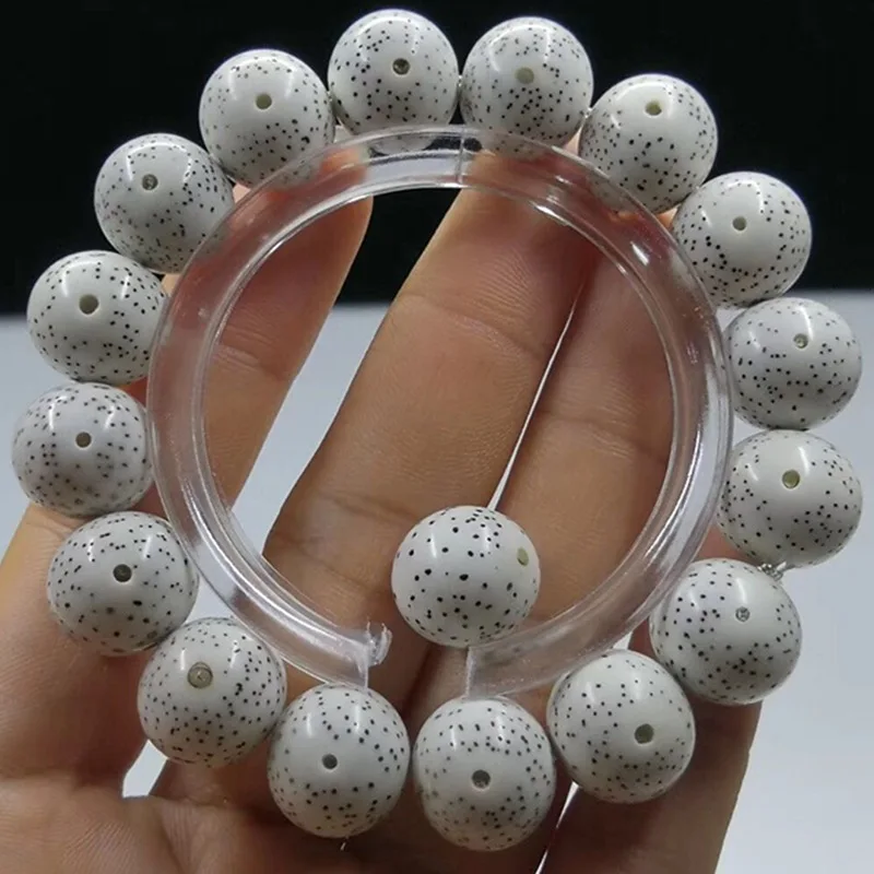 Hainan Xingyue 14mm Big White Old Bucket Men's Buddha Beads Bracelet