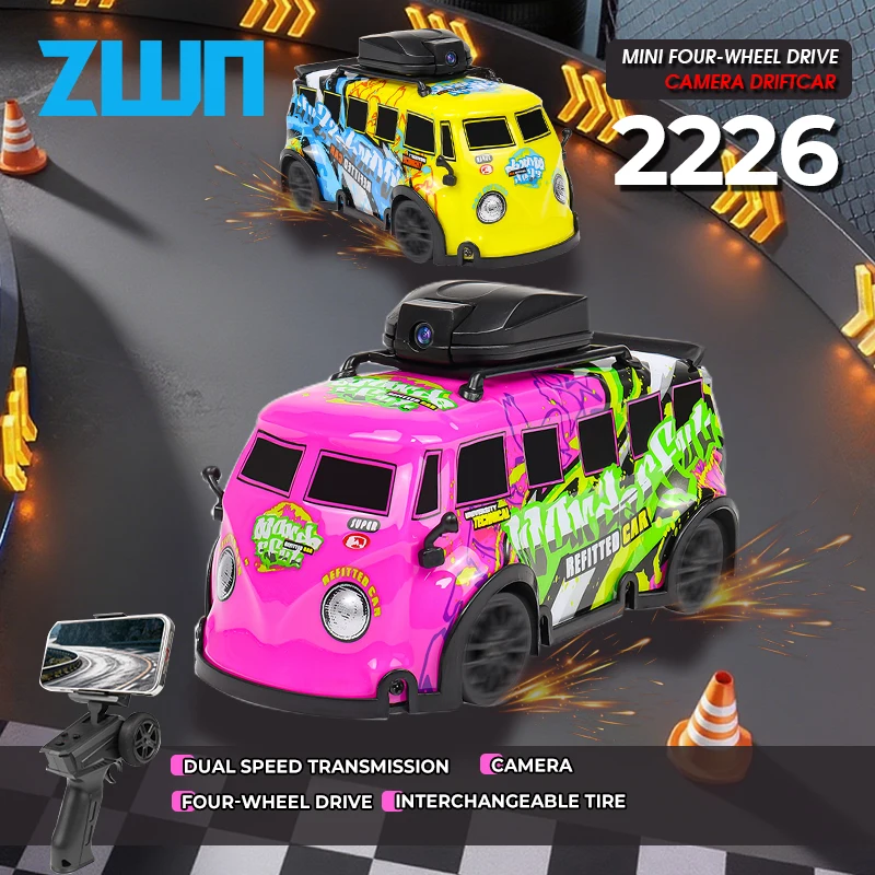 

2.4G High Speed Drift RC Car With Camera Or No Camera 1:32 4WD Remote Control Car Radio Controlled Mini Racing Model Toy For Kid