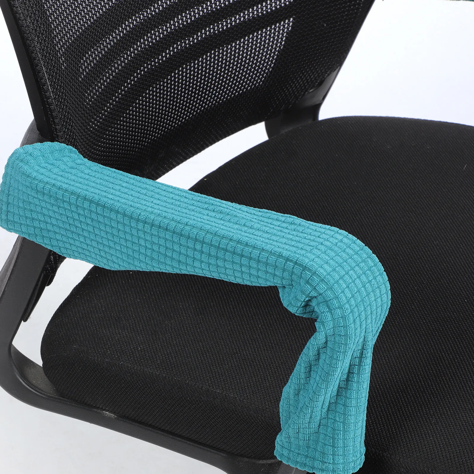 Chair Armrest Cover Thickened Polyester Pad Protective Sleeve Elastic Fit Office Chair Handle Protector Arm Support