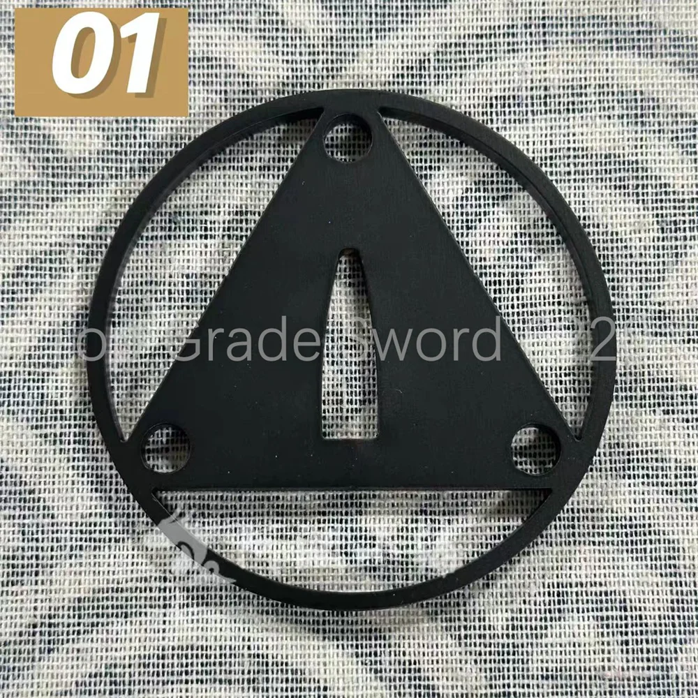 Very Unique Steel Iron Black Tsuba Handguard Guard For Japanese Real Japan Samurai Katana Sword Fittings Accessory Parts