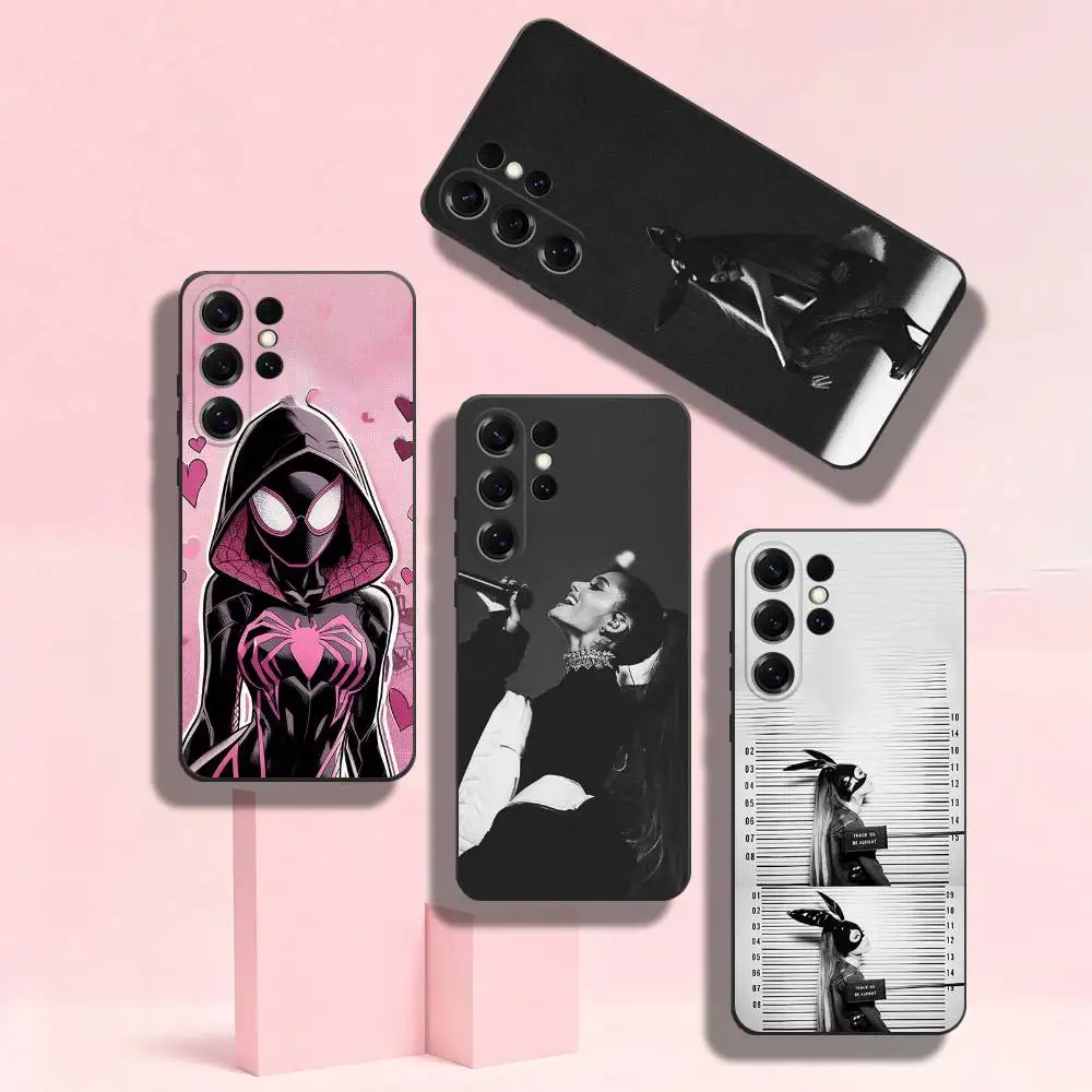 Dangerous Woman petall A-Ariana Phone Case For Samsung S22,S24,S20,S25,S23,S30,S21,Ultra,Plus,Liquid Protective Shockproof Case
