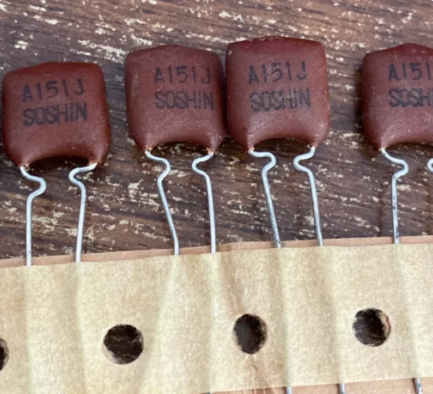 20pcs/lot Original Japanese SOSHIN silver mica capacitor 500V 151/150P free shipping