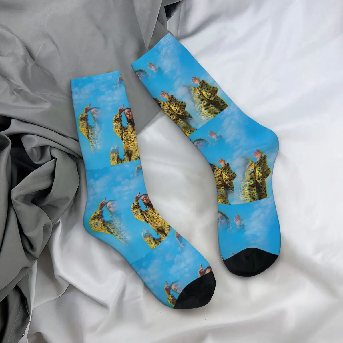 Marina Satti álbum de medias calcetines casuales personalizados calcetines antisudor de invierno mujeres hombres corriendo calcetines suaves cálidos