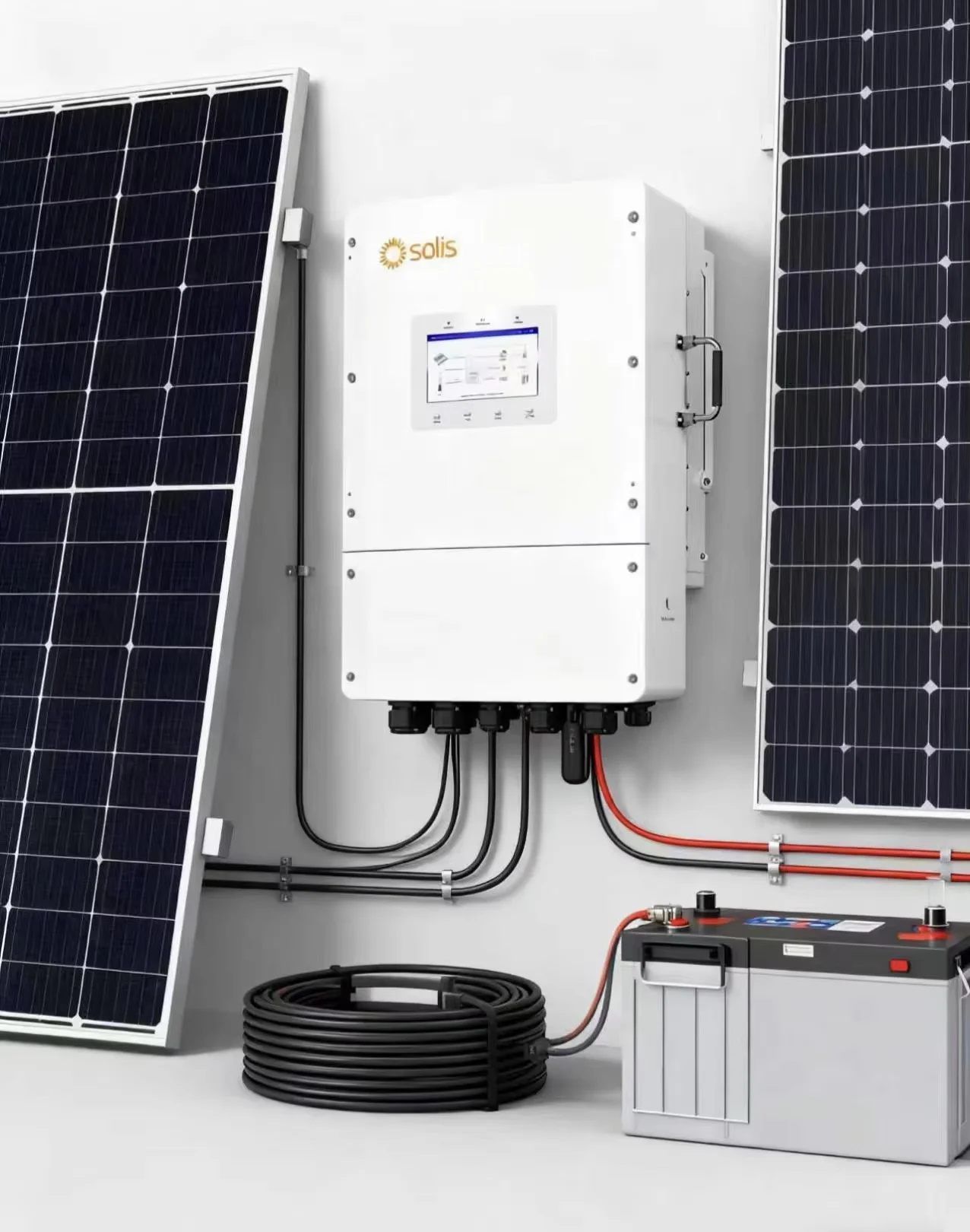 7.6KW Single Phase On-Grid Solar Inverter, Solar Accessories, 97.8% High Efficiency, 500V Input  PV System Parts