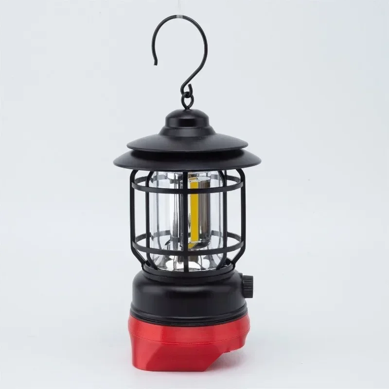 LED Camping Lantern For Lidl Parkside X20V Team Series Battery Hanging Tent Light Outdoor (Not include battery)