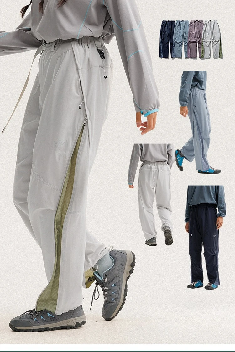 Unisex Leichte Softshell Funktionshose - Anpassbare Passform, Feuchtigkeitsableitend & Reißfest für Outdoor & Alltag – Detail 2