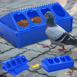 20cm Assembled Bird Pigeon Feeder Trough Chicken Food Fountain Bird Chick Feeding Bowl Slot Container Food Dispenser Tool