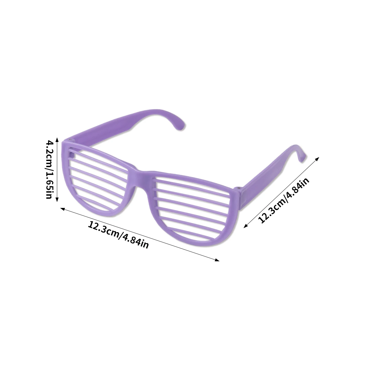 6/12 stücke Bunte Lamellen Gläser Spielzeug kinder Jungen und Mädchen Geburtstag Party Geschenke Neon Sonnenbrille Make-Up Party fotos Requisiten – Detail 5