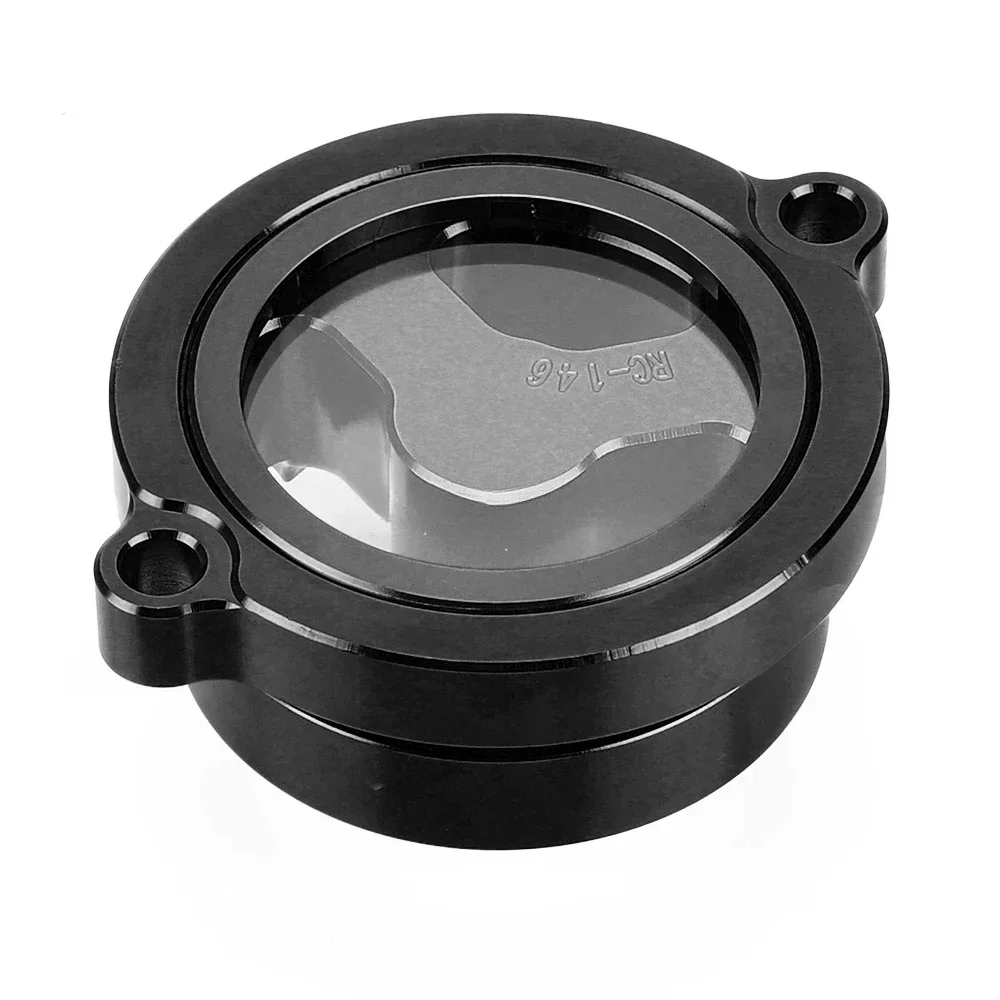 Motorcycle Accessories KLR650 Oil Filter Cap Front Brake Fluid Reservoir Cap For  KLR 650 Oil Guard Protector 1987-2024