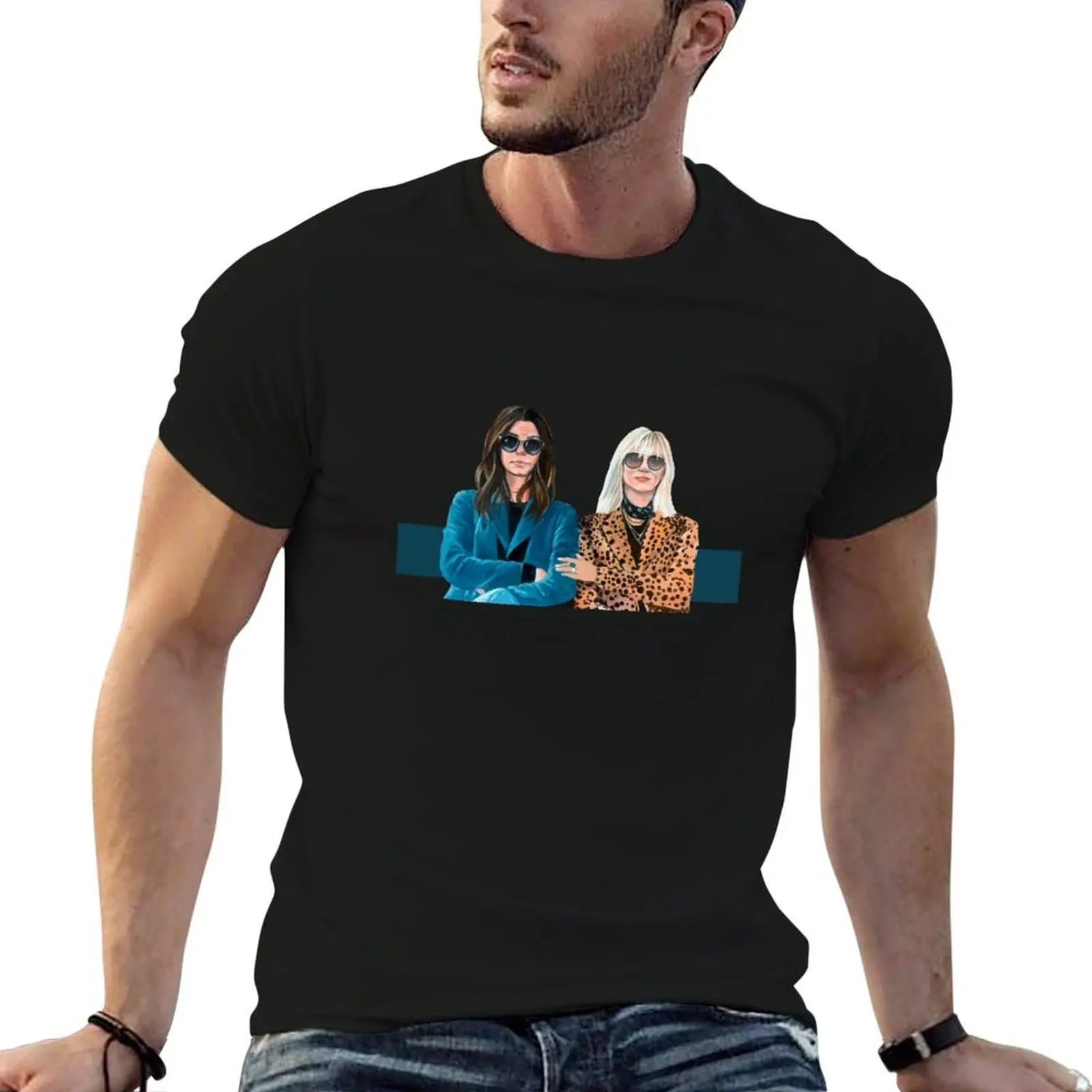 

Debbie and Lou: ocean’s 8 T-Shirt man t shirt luxury man t shirts for men T-Shirt
