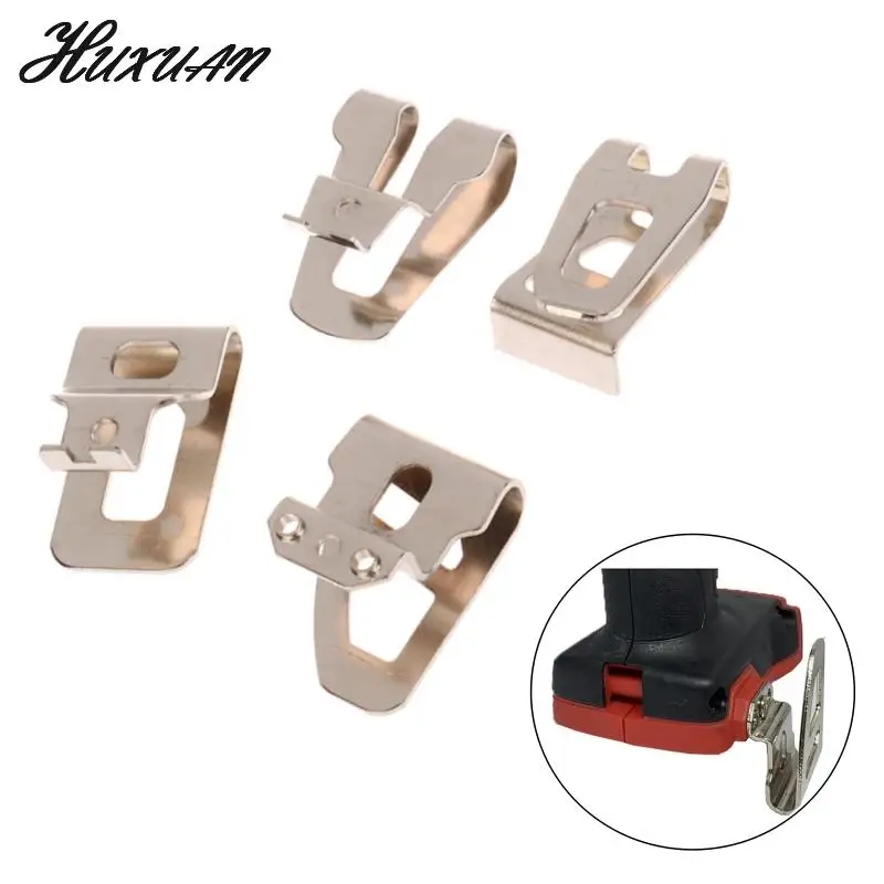 1Pc Belt Clip Hooks With Screws For Makita Dewalt/Ryobi Impact Driver Drill Holder Electric Drill Belt Hook Power Tool Accessory