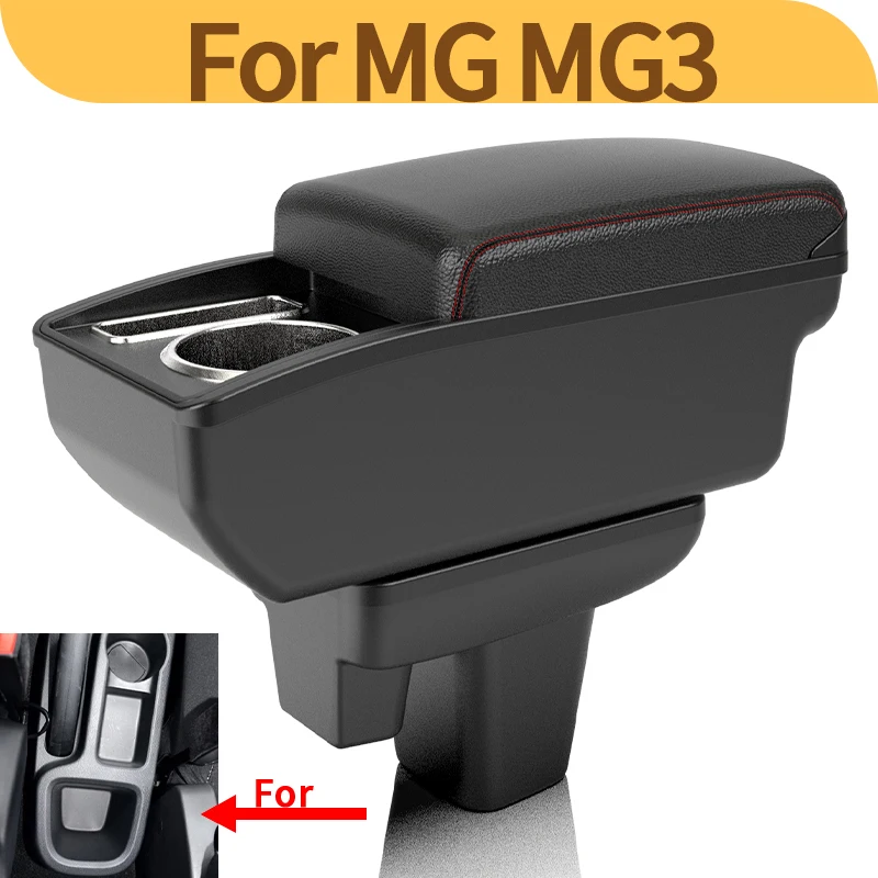 Boîte d'accoudoir de voiture pour MG3, boîte de rangement centrale, évolution de la modification intérieure, fournitures de voiture, conducteur droit, nouveau