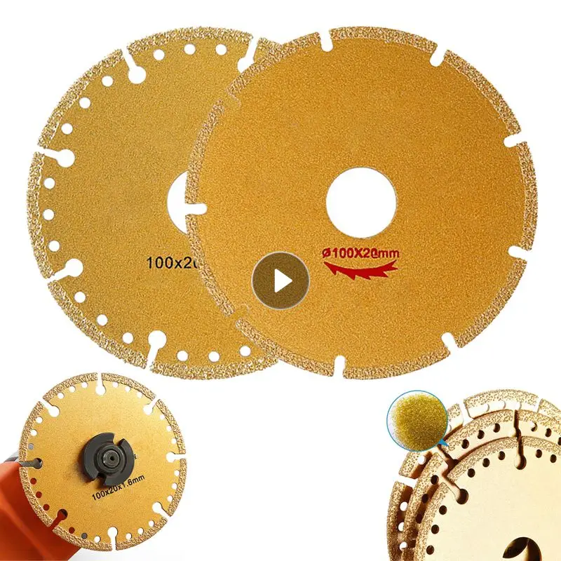 100mm Diamond Saw Blades Metal Brazing Iron Rebar Stainless Steel Cutting Discs Set Angle Grinder Disk Cut Off Wheel Tools