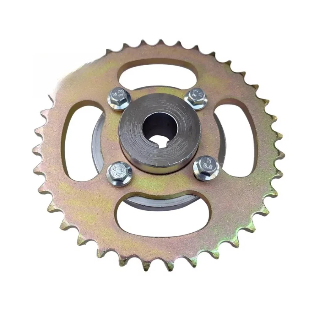 Four-wheeled calf beach car sprocket slot fixing seat, go-kart modification accessories tooth plate flange big fly fixing