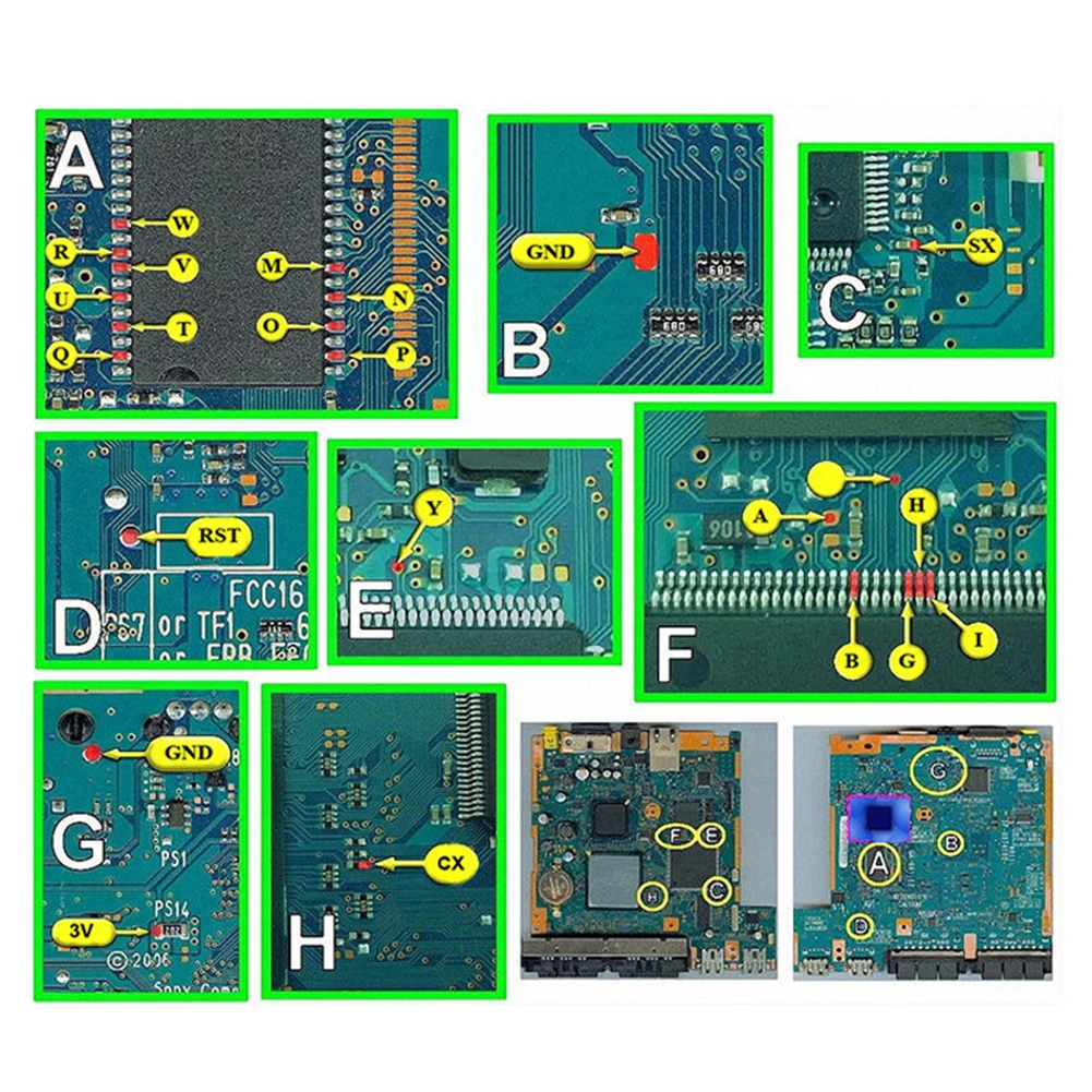 5-1 SZTUK MODBO-5.0 Mały układ konsoli do gier Oryginalny dla PS2 5.0 Dla PS2 Układ hosta Ps2 Modchip Konsola do gier Modbo 5 Dla Ps2 Chip